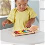 Fisher-Price-Xylophone en bois, instrument de musique avec 2 pieces HXV13