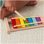 Fisher-Price-Xylophone en bois, instrument de musique avec 2 pieces HXV13