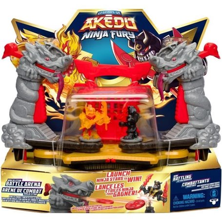 Arene de Combat Ninja Fury - MOOSE TOYS - AKEDO - Combat avec figurines