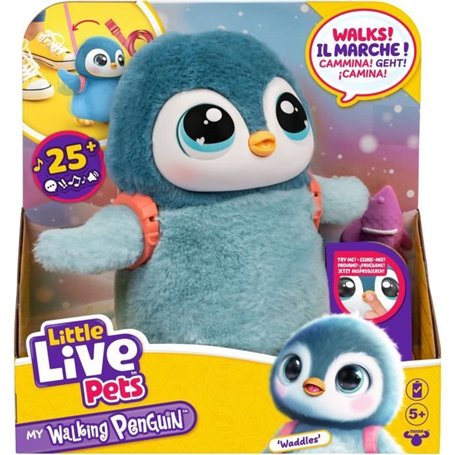 Mon Petit Pingouin - MOOSE TOYS - LITTLE LIVE PETS - Pingouin électronique interactif avec accessoires