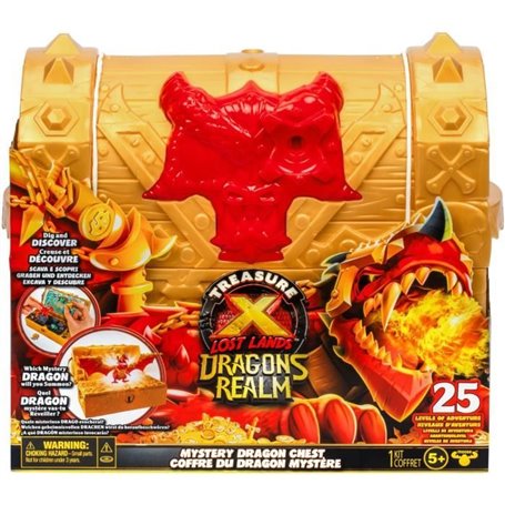 Coffre aux Trésors Dragons Realm - MOOSE TOYS - TRESOR X - Coffre interactif avec figurines et trésors