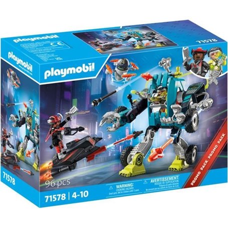 PLAYMOBIL - 71578 - Robot géant avec drone