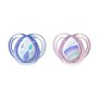 Sucette Tommee Tippee Anytime 0-6m Deux Pandas Bleu Lot de 2 - Silicone - Bébé