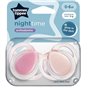 Sucette de nuit - TOMMEE TIPPEE - 0-6 mois - Lot de 2 sucettes phosphorescentes avec capsule de stérilisation réutilisab