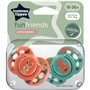 Sucette - TOMMEE TIPPEE - FUN - 18-36 mois - Lot de 2 sucettes symétriques sans BPA - Capsule de stérilisation réutilisa