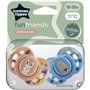 Sucette - TOMMEE TIPPEE - FUN - 18-36 mois - Lot de 2 sucettes symétriques sans BPA - Capsule de stérilisation réutilisa