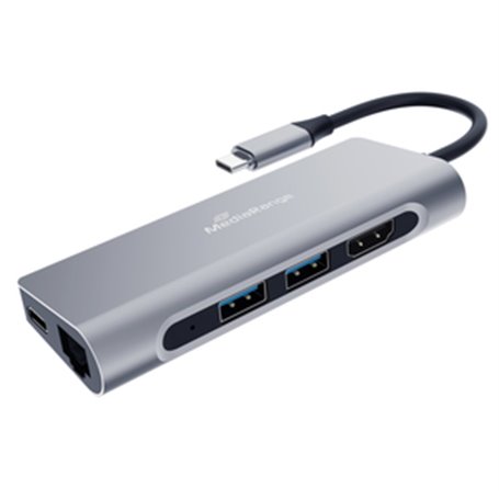 HUB 7 EN 1 USB-C (HDMI/USB3.0/RJ45/SD/MICROSD)