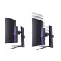 LG 45GR95QE-B écran plat de PC 113 cm (44.5") 3440 x 1440 pixels Wide Quad HD OLED Noir