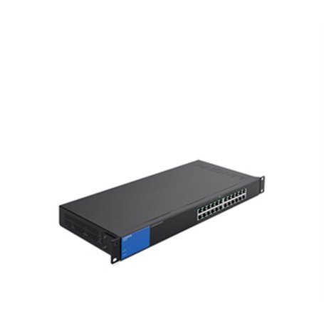 Linksys Commutateur Gigabit PoE de bureau à 24 ports (LGS124P)