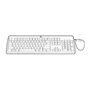 HP 631346-B21 clavier Souris incluse USB AZERTY Français Noir