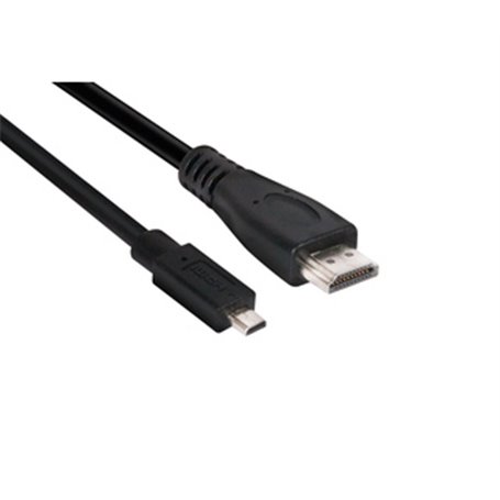 CLUB3D Micro HDMI to HDMI 2.0 4K60Hz Cable 1M / 3.28Ft