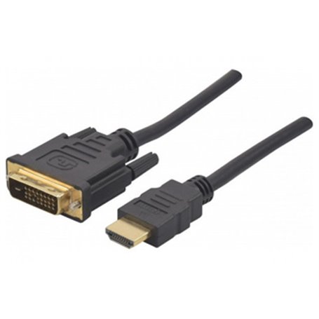 CUC Exertis Connect 127875 câble vidéo et adaptateur 2 m HDMI DVI Noir