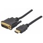 CUC Exertis Connect 127875 câble vidéo et adaptateur 2 m HDMI DVI Noir