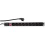 LogiLink PDU9C02 unité de distribution d'énergie Noir 9 sortie(s) CA