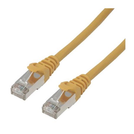 MCL 5m Cat6a F/UTP câble de réseau F/UTP (FTP) Jaune