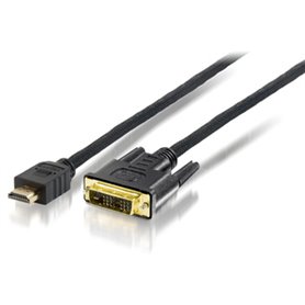 Equip 119329 câble vidéo et adaptateur 10 m HDMI DVI-D Noir