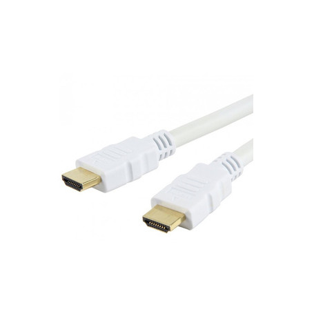 Techly 1.0m HDMI M/M câble HDMI 1 m HDMI Type A (Standard) Blanc