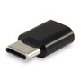 Equip 133472 changeur de genre de câble USB C Micro USB B Noir