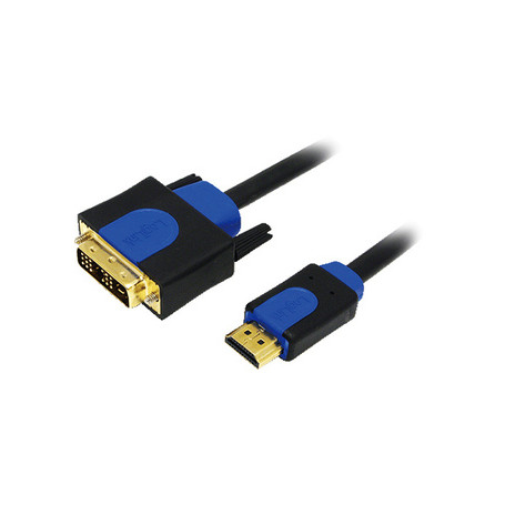 LogiLink CHB3103 câble vidéo et adaptateur 3 m HDMI DVI-D Noir