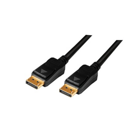 LogiLink CV0113 câble DisplayPort 15 m Noir