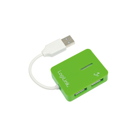 LogiLink USB 2.0 4-Port Hub 480 Mbit/s Vert