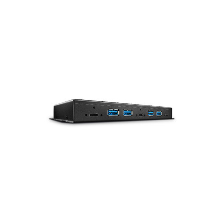 Lindy 43275 hub & concentrateur USB 3.2 Gen 2 (3.1 Gen 2) Type-A 10000 Mbit/s Noir