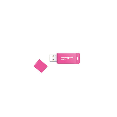 Integral 64GB USB3.0 DRIVE NEON PINK UP TO R-100 W-30 MBS lecteur USB flash 64 Go USB Type-A 3.2 Gen 1 (3.1 Gen 1) Rose