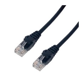 MCL 5m Cat6a U/UTP câble de réseau U/UTP (UTP) Noir