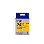 Epson LK-6YBP - Couleur Pastel - Noir sur Jaune - 24mmx9m