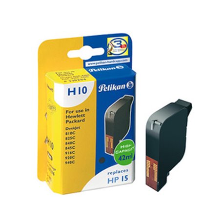 Pelikan Inkjet Cartridge H10 replaces HP 15