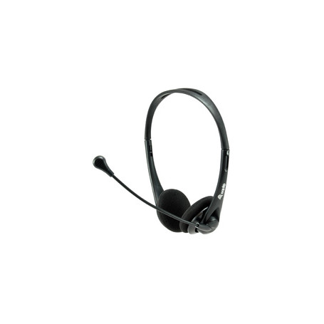 Equip 245304 écouteur/casque Avec fil Arceau Bureau/Centre d'appels Noir