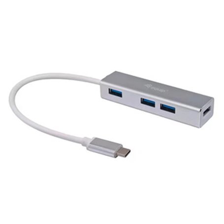 Equip 128958 hub & concentrateur USB 3.2 Gen 1 (3.1 Gen 1) Type-C 5000 Mbit/s Argent