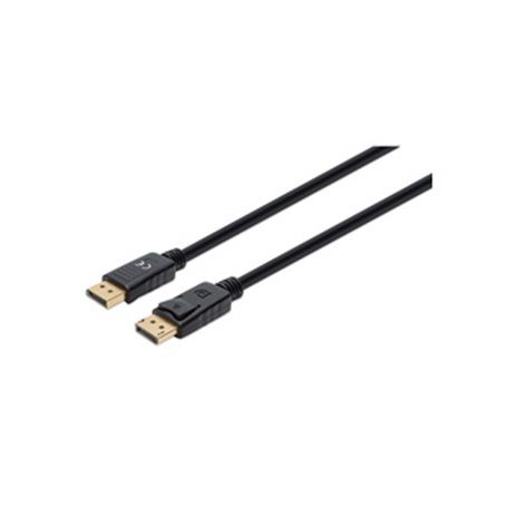 Manhattan 355575 câble DisplayPort 2 m Noir