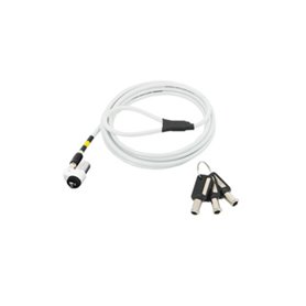 Mobilis 001325 câble antivol Blanc 1