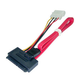 Lindy SATA Cable - Combined Data & Power 0