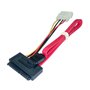 Lindy SATA Cable - Combined Data & Power 0