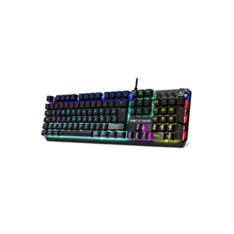 Spirit of Gamer XPERT-K400 clavier USB AZERTY Français Noir