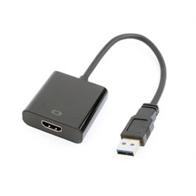 Gembird A-USB3-HDMI-02 adaptateur graphique USB 1920 x 1080 pixels Noir