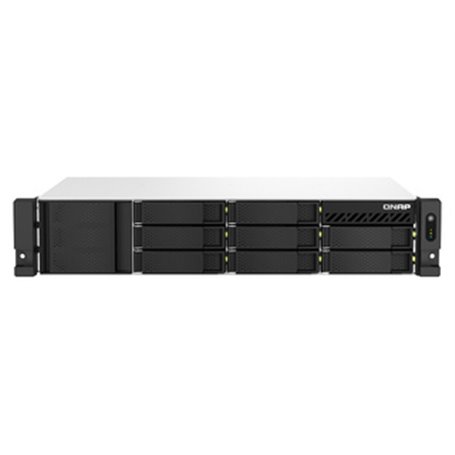 QNAP TS-864EU-RP-8G serveur de stockage NAS Rack (2 U) Ethernet/LAN Noir