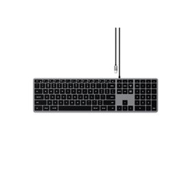 Satechi Slim W3 clavier USB QWERTY Français Aluminium