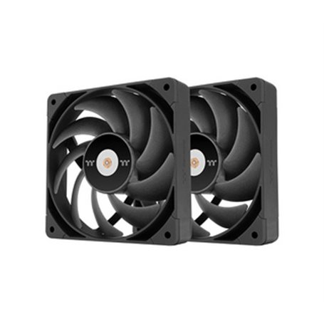 Thermaltake TOUGHFAN 12 Pro Boitier PC Ventilateur 12 cm Noir 2 pièce(s)