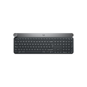 Logitech Craft Advanced keyboard with creative input dial clavier Universel RF sans fil + Bluetooth QWERTZ Allemand Noir