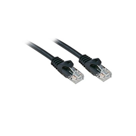 Lindy Rj45/Rj45 Cat6 1m câble de réseau Noir U/UTP (UTP)