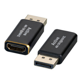 EFB Elektronik EB484-4K60 changeur de genre de câble DisplayPort HDMI Noir