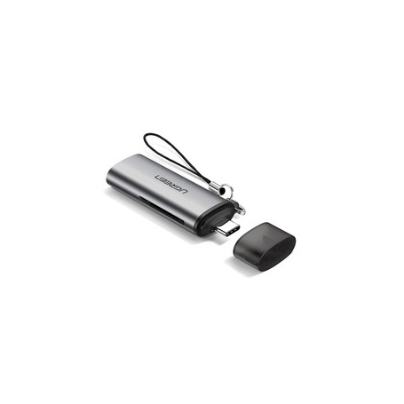 Ugreen 50704 lecteur de carte mémoire USB 3.2 Gen 1 (3.1 Gen 1) Type-C Gris