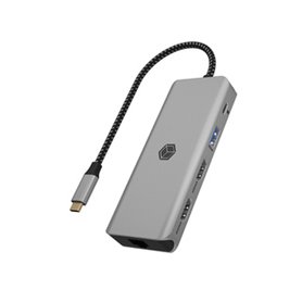 ICY BOX IB-DK4012-CPD Avec fil USB 3.2 Gen 1 (3.1 Gen 1) Type-C Anthracite