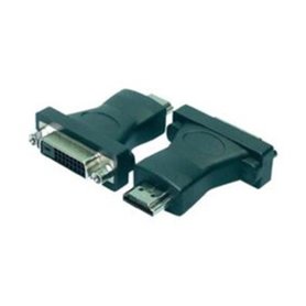 LogiLink HDMI to DVI Adapter HDMI 19-pin female DVI-D (24+1) male Noir