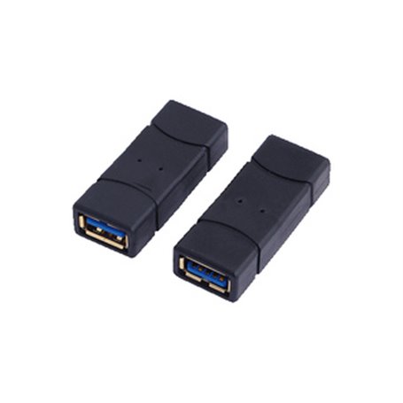 LogiLink USB 3.0-A F/F Noir