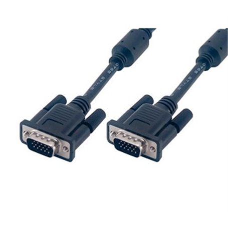 MCL MC340B/15P-2M câble VGA VGA (D-Sub) Noir