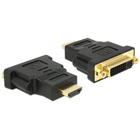 DeLOCK 65467 changeur de genre de câble HDMI DVI 24+5 Noir